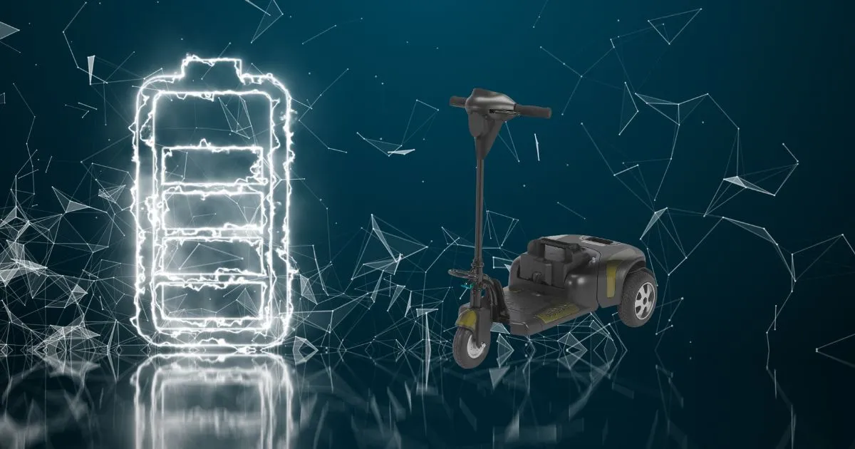 Trottinette électrique en charge branchée sur une prise murale